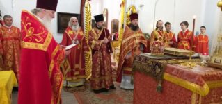 Пасха Христова в Вознесенском соборе г. Ржева