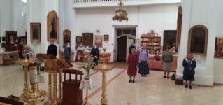 В Вознесенском соборе г. Ржева на Воскресной Всенощной