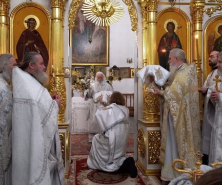 Праздник Рождества Христова в Вознесенском соборе г.Ржева.