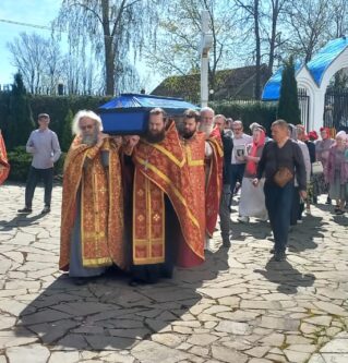 В Вознесенском соборе г.Ржева прощались с диаконом Георгием Смирновым