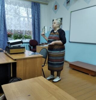 Встреча со школьниками в школе д.Глебово