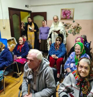 В доме-интернате для престарелых д.Курьяново