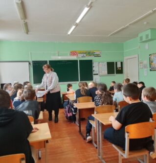 Беседа со школьниками