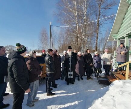 В д. Абрамково Ржевского МО была совершена панихида по строителю церкви Л.Т.Зонтову