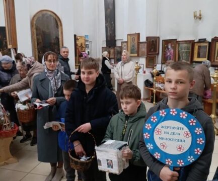 Акция «Белый цветок» в Вознесенском соборе г.Ржева