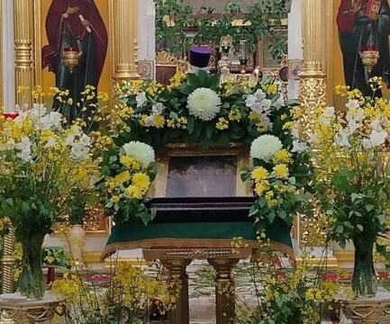В праздник Пресвятой Троицы.