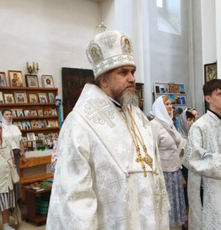 В день престольного праздника в Вознесенском соборе города Ржева.